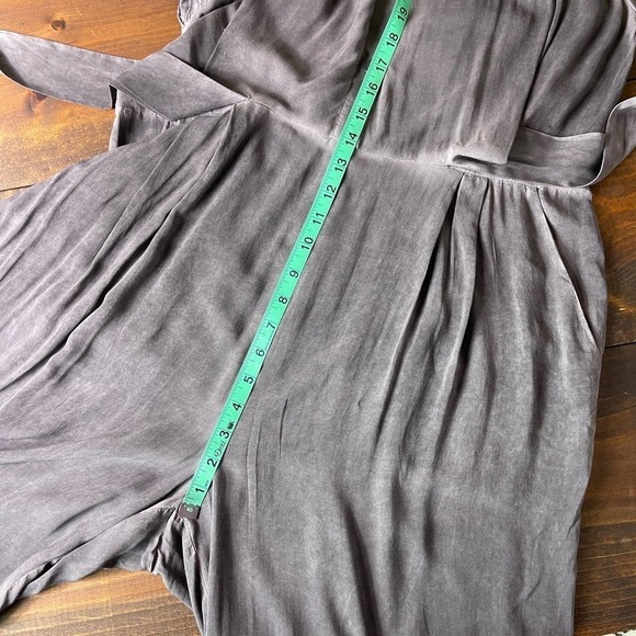 Soft Surroundings Camilla Wide Leg Soft Gray Jumpsuit Women's Large *TINY FLAWS - Picture 11 of 12